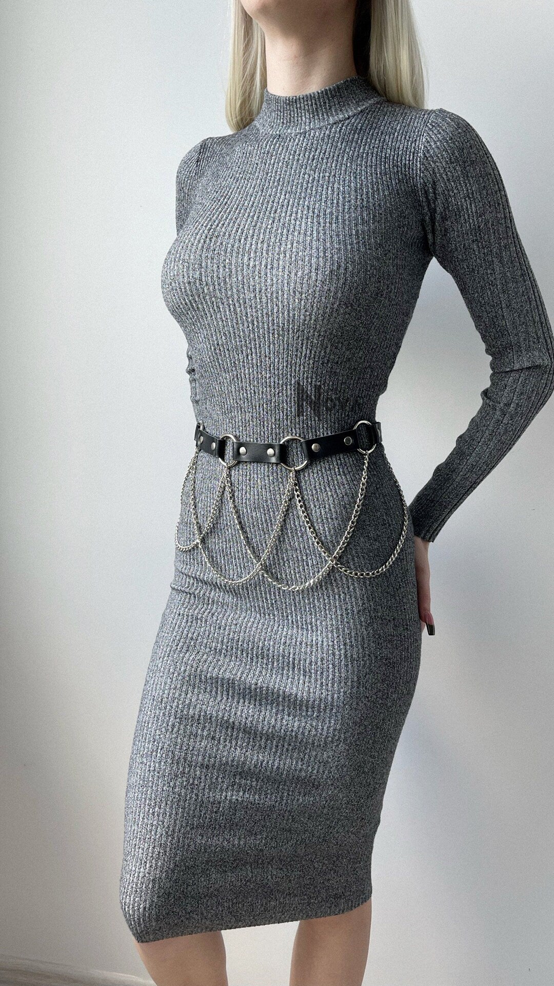 Leather Harness Belt, Chain Garter Belt, Sexy Waist Harness, Rave Outfit Belt, Fashion Harness Belt, Burlesque Belt, Plus Size Erotic Belt