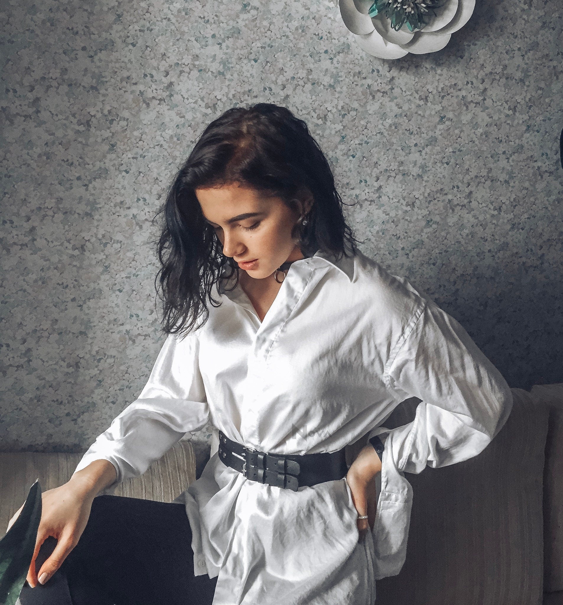 Waist Harness Leather Belt, body harness, Leather Wrap Belt, Woman Simple Harness, Sexy Clothing for her