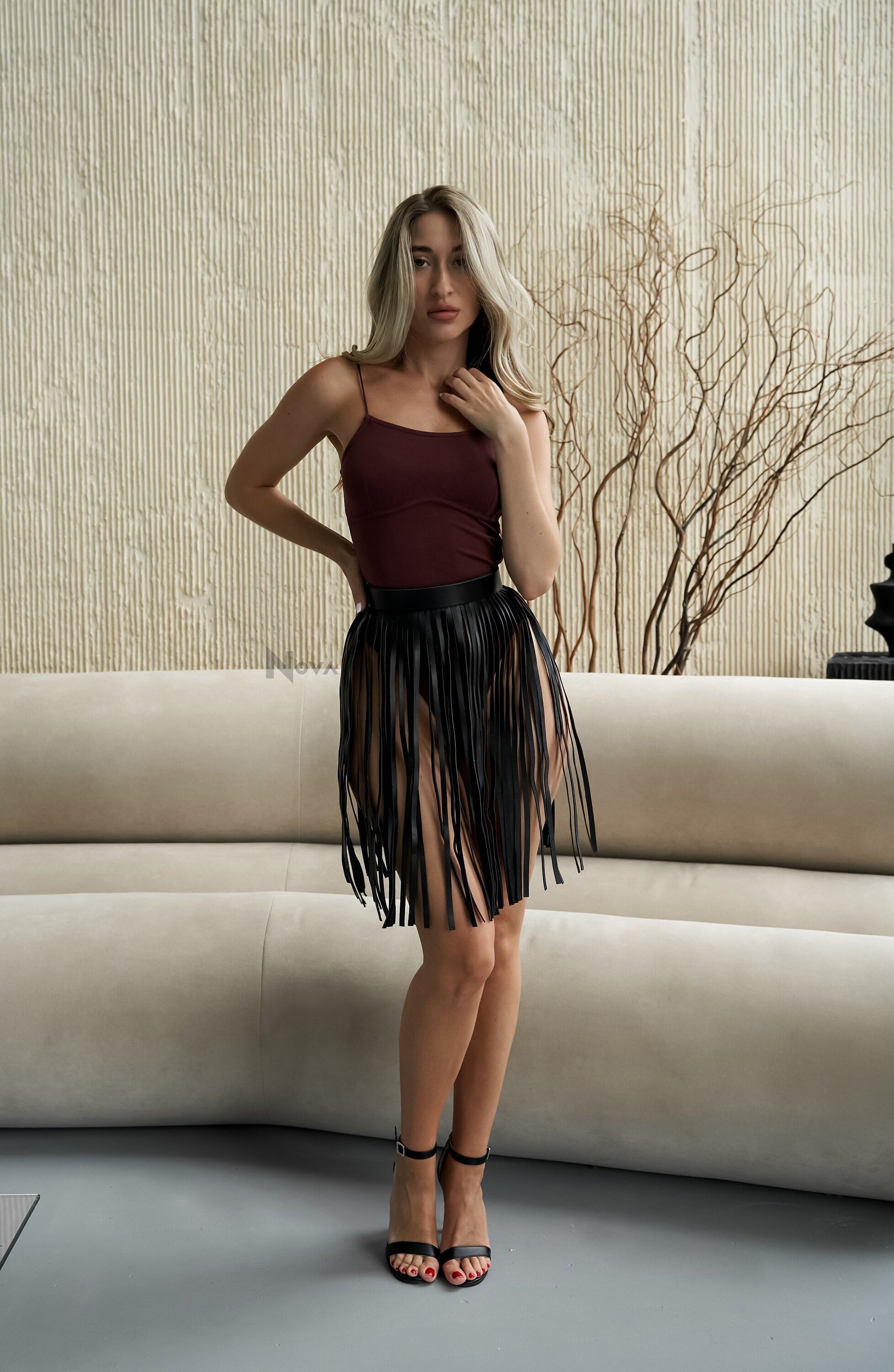 Harness Skirt Leather, Fashion Body Harness, Women Fetish Skirt, Eco Leather Skirt, See Through Skirt, Bdsm Dress, Sexy Cowgirl Skirt