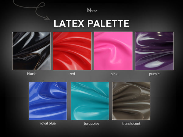 Pink Latex BDSM Dress with Skirt – Fetish Lingerie Catsuit, Rubber Suit for Women