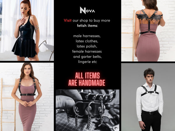 Silicone Cuffs Transparent BDSM Restraints Dominatrix Fetish Handcuffs Clear Wrist Arm Cuff Wide Bracelets Suspenders Submission